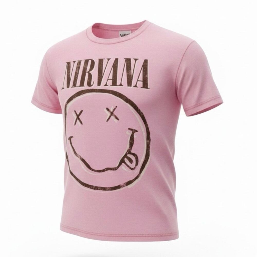 Nirvana In Utero Pink Band T-Shirt XL Tour Graphic